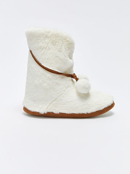 Ponpon Detayl? Pel?? Kad?n Ev Botu - Waikiki фото 2