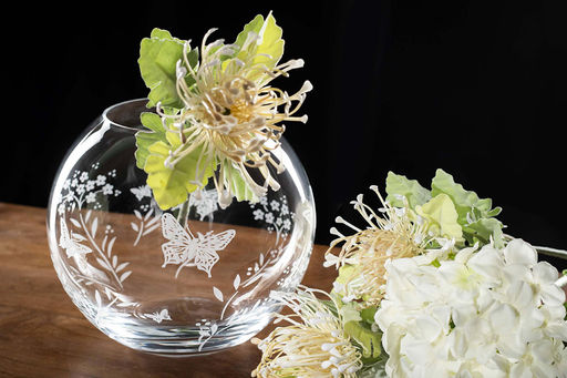 Ваза круглая Бабочки, 15 см - Anna lafarg фото 4