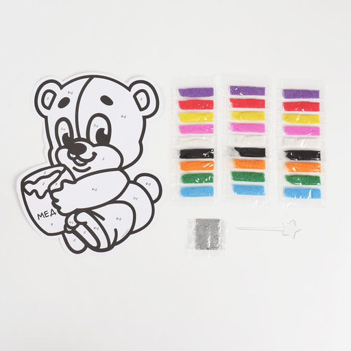 Фреска для самых маленьких Мишка + блёстки - Школа талантов фото 3