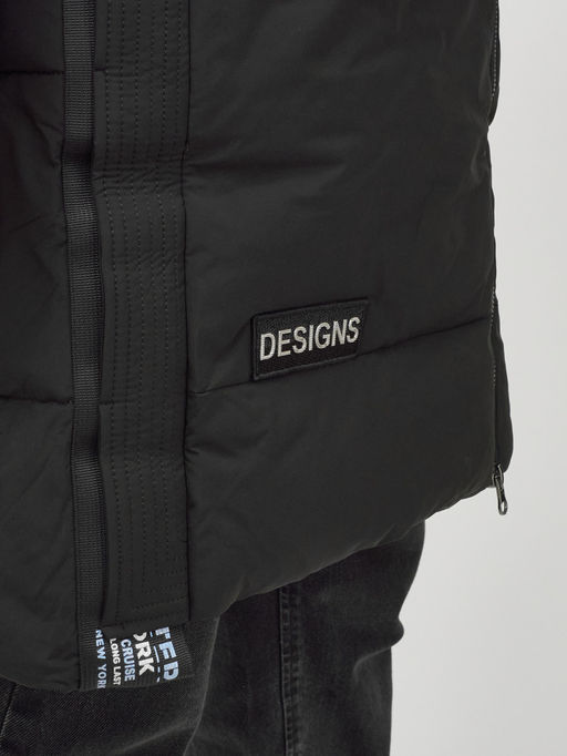 Куртка ПРЕМИУМ КЛАССА зимняя с мехом ЕНОТА, черного цвета - Mtforce фото 14