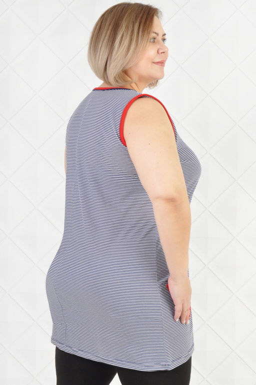 Арт. 9084 Футболка женская 50-60 - 5+3 фото 4