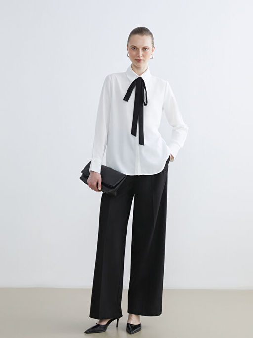 Fular Detayl? Kad?n G?mlek