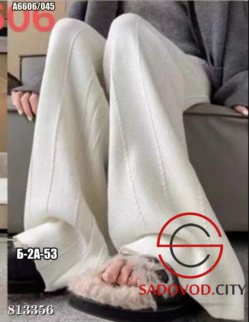 Брюки вязаные женские на резинке - Bruno фото 3