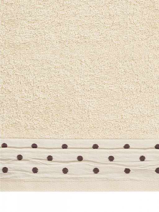 Полотенце для лица 50x90 молочный махровая ткань - Lucky фото 3