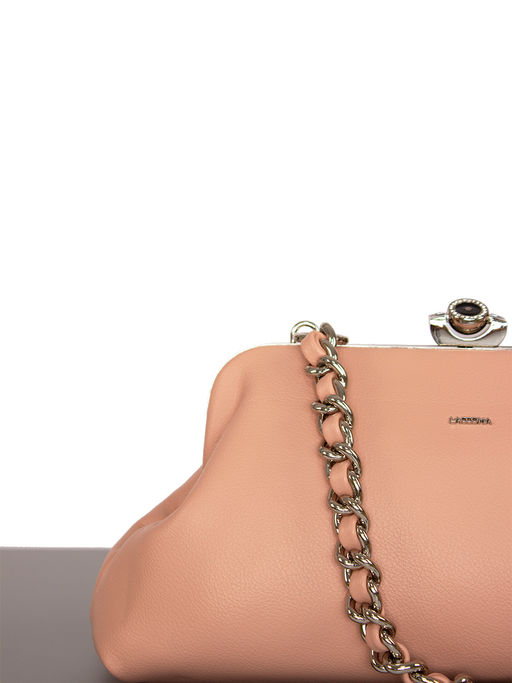 LACCOMA сумка Паола-Л815-пыльная роза эко кожа хлопок  фото 5