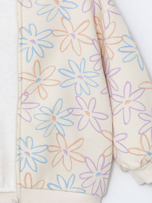 Kap??onlu Bask?l? Kal?n K?z ?ocuk H?rka - Waikiki фото 3