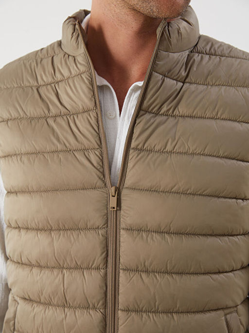 Standart Kal?p Dik Yaka Erkek ?i?me Yelek