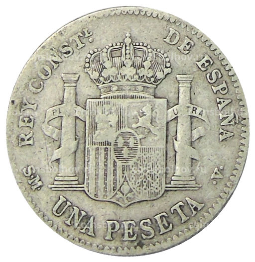 1 песета 1902 года Испания