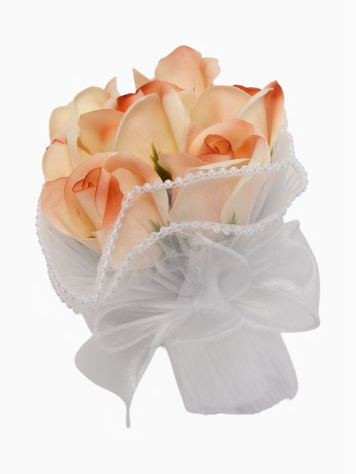 Набор из 6 нежных бело-розовых мыльных роз - SB BEAUTY фото 3