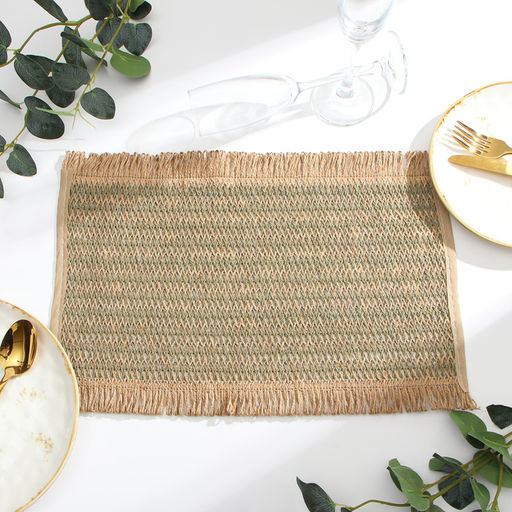 Салфетка Доляна цв.зеленый,30*45 см  фото 2