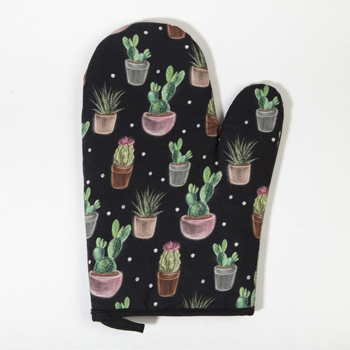 Набор кухонный Этель «Succulents» варежка-прихватка 20×27 см, прихватка 19×19 см, 100% хлопок