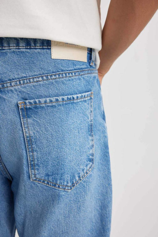 Облегающие джинсовые брюки скинни с высокой талией Wiser Wash в стиле 90-х годов - Defacto фото 6