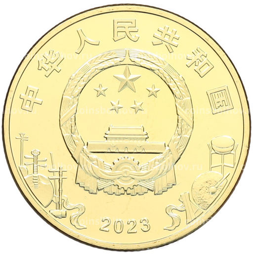 Монета 5 юаней 2023 года Китай Пекинская опера