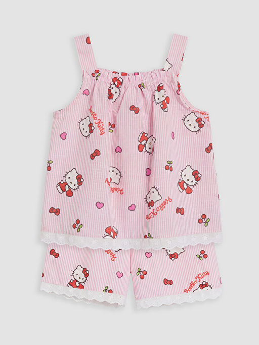 Hello Kitty Bask?l? K?z ?ocuk ?ortlu Tak?m