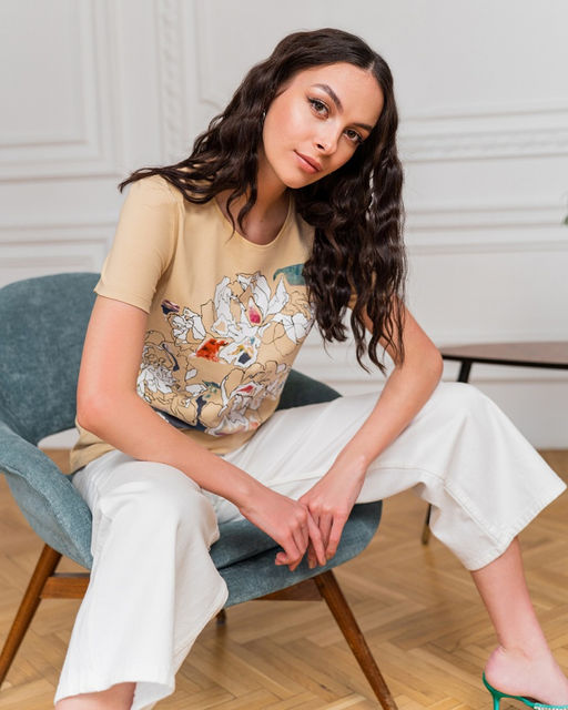 Футболка из хлопка FPP018 - Sahar art lab фото 9