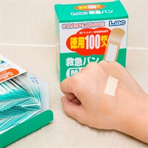 Водонепроницаемый лейкопластырь. L.mo First Aid (гипоаллергенный), 100 шт - Зеленая коробка фото 3