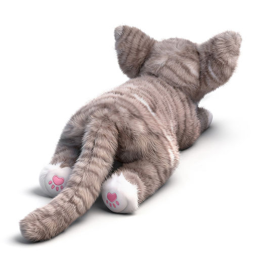 Мягкая игрушка "Кошка Снежинка" 35 см