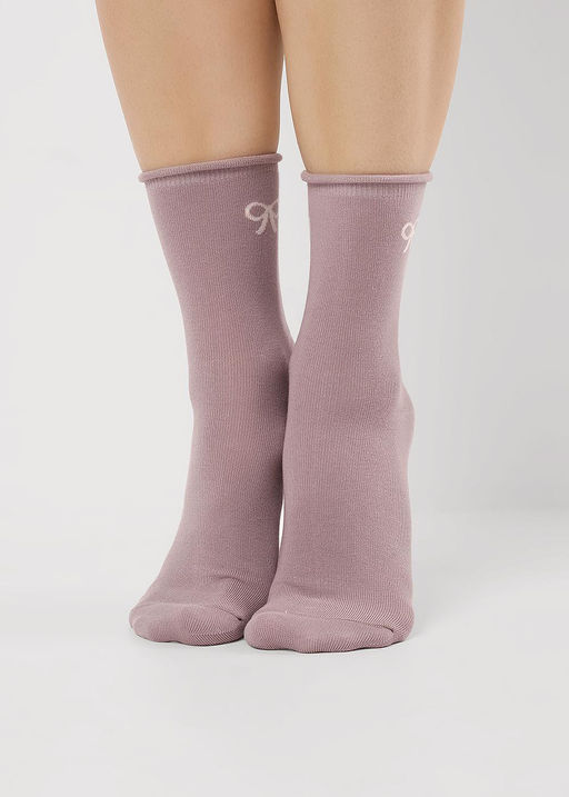 CLE Носки жен.Д2504 fashion база осл резинка св.бежевый - Clever wear фото 4