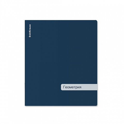 Цена за 6 шт. Тетрадь общая ученическая с пластиковой обложкой на скобе ErichKrause Classic ассорти, Геометрия, 48 листов, клетка  фото 3