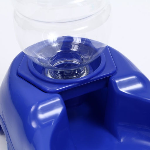 Автопоилка малая со съёмной бутылкой, 260 мл, синяя - Пижон фото 5