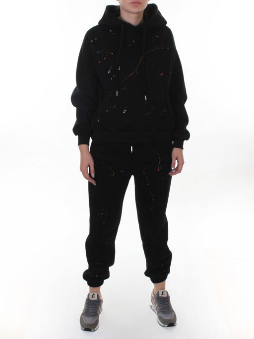 006 BLACK Костюм спортивный зимний женский (95% хлопок, 5% полиэстер)