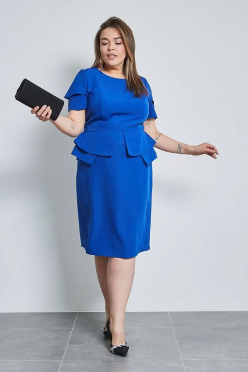 Платье Luxury Moda 1409 электрик