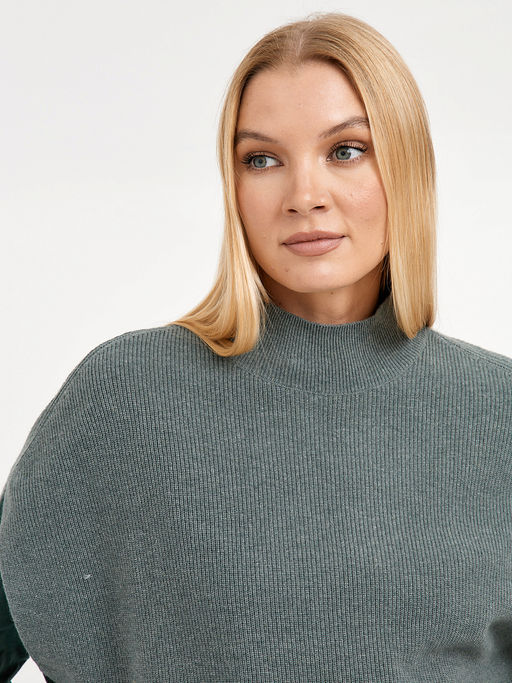 водолазка женская свободного кроя без рукавов - Glenfield фото 6