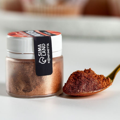 Глиттер кандурин Медный для десертов и напитков, водорастворимый, 5 г. - KONFINETTA фото 6