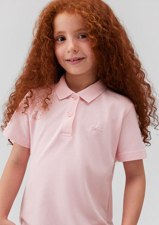 Pembe Polo Tisort