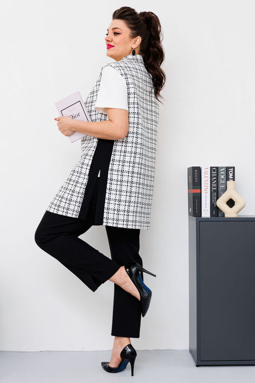 Жилет Romanovich Style 5-2651 белый/черный фото 3