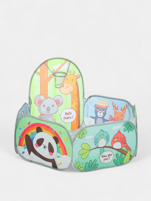 Палатка детская игровая - сухой бассейн для шариков «Животный мир» без шариков, 120×75×60 см