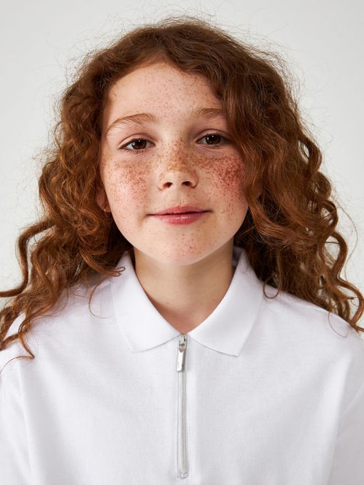 ACOOLA / Блузка детская для девочек Valeria белый  фото 3