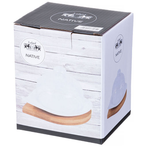 ЛИМОННИЦА LEFARD NATIVE 12,5*10,5*8,5 СМ С КРЫШКОЙ НА ДЕРЕВ. ПОДСТАВКЕ фото 2