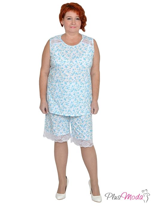 Майка Модель №1154 размеры 44-84 - Plusmoda фото 3