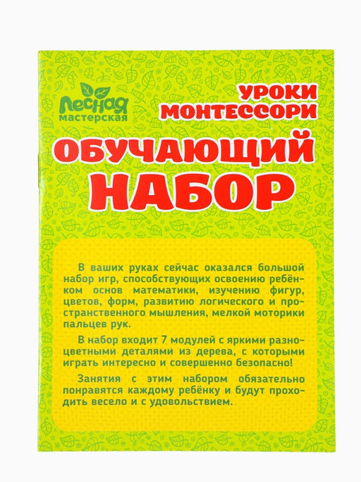 Развивающие игры «Уроки Монтессори», набор 7 игрушек