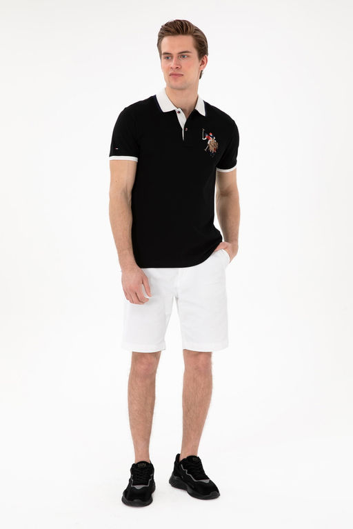 Erkek Slim Fit Polo Yaka Siyah Basic Ti__rt Sepette S_rpriz _ndirim - U.s. polo assn фото 4