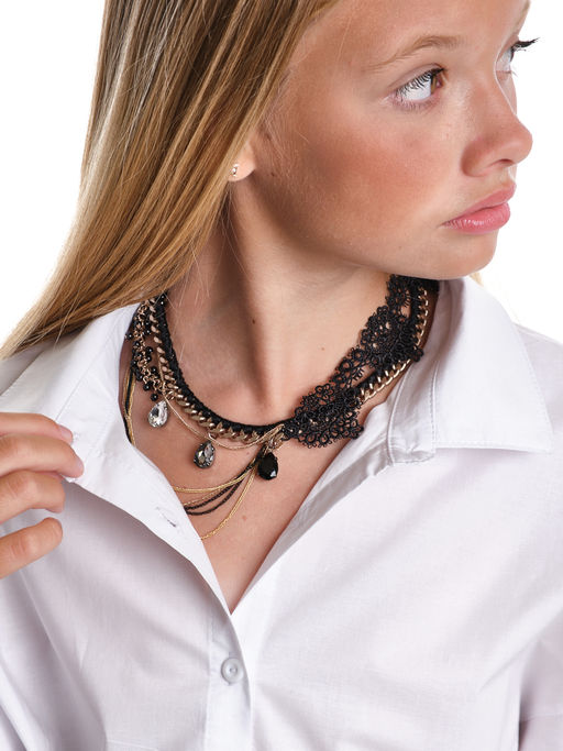 Рубашка белая для девочки в школу 22-7663 белый - Mini maxi фото 20