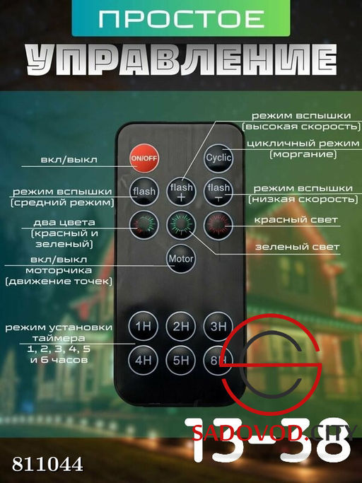 Лазерный проектор для праздничного фона