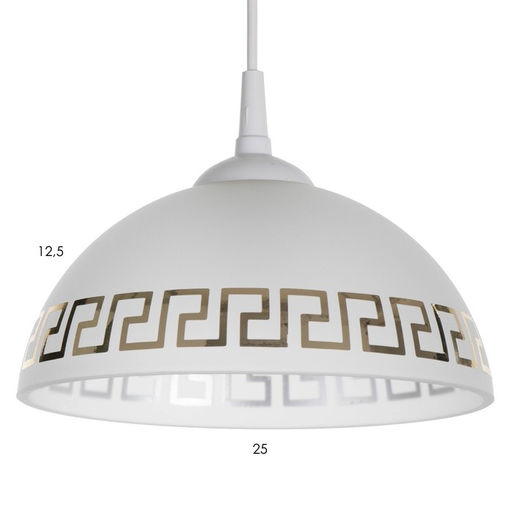 Светильник BayerLux "Колпак" 006/1М б.с. мат. декор (Ф 250; Н 115)