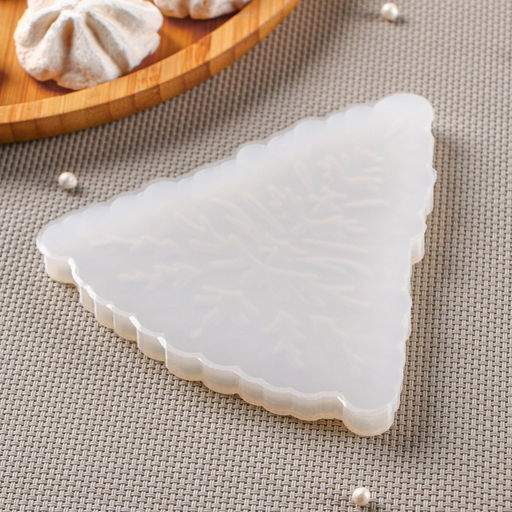 Силиконовый молд Узорная ёлка, 12,5?12 см, прозрачный - Simaland фото 4