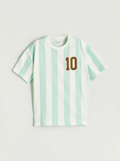 Bask?l? Erkek ?ocuk Ti??rt ve ?ort 2li