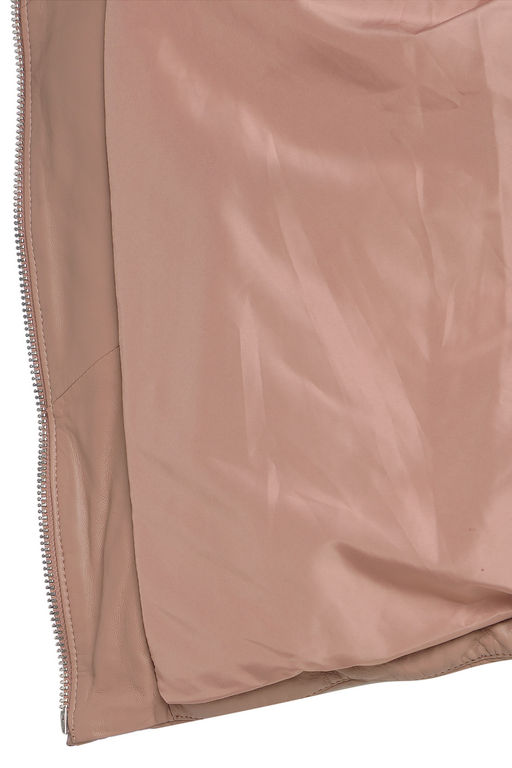 CGF17022/3FW21 ЖЕНСКАЯ КУРТКА ИЗ НАТУРАЛЬНОЙ КОЖИ - Снежная королева фото 2