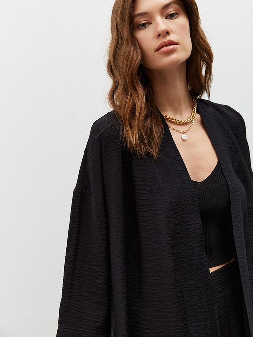 Кимоно из вискозы с поясом - TO BE ONE фото 4