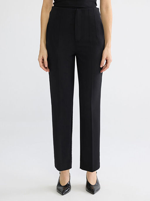 Y?ksek Bel Kad?n Gabardin Pantolon