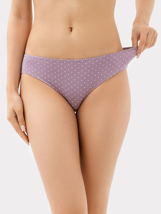 Трусы женские слипы мультипак (3 шт.) в бежевом цвете - Mark formelle фото 3