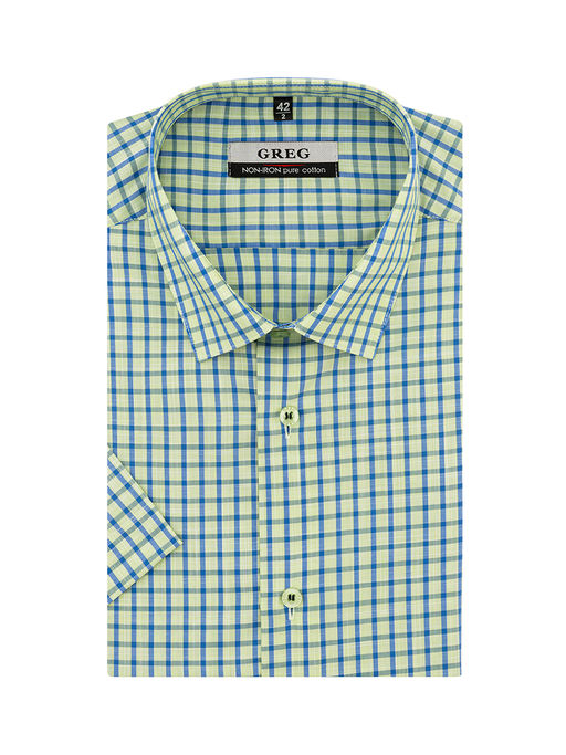 Сорочка мужская короткий рукав GREG 425/201/6120/Z  фото 2