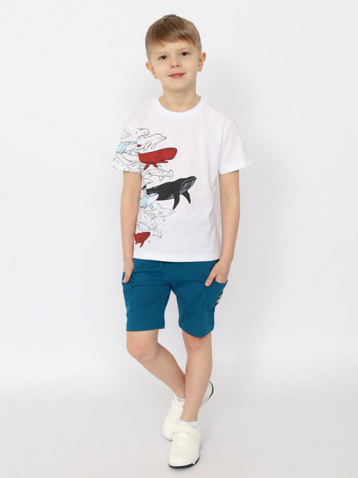 CRB wear/CSKB 70477-39-402 Шорты для мальчика,морская волна/Ex.Cherubino  фото 4