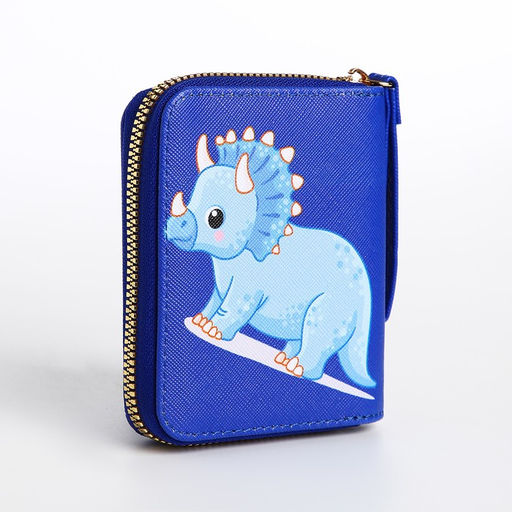 Кошелёк детский на молнии, синий