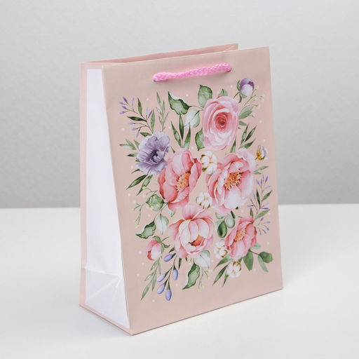 Цена за 2 шт. Пакет подарочный ламинированный, упаковка, Present for you, MS 18×23×8 см