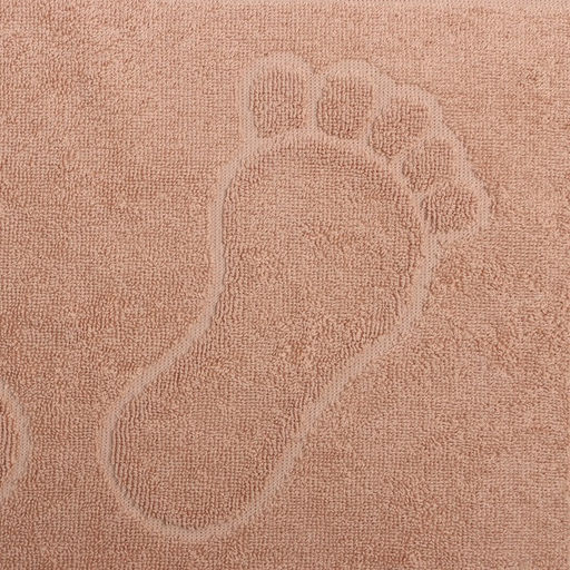 Полотенце махровое для ног 50х70см, бежевый 100% хлопок, 400 г/м - Текстиль центр фото 3